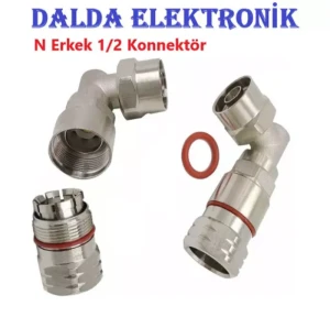1/2 N Erkek 90 Derece Konnektör