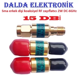 15 Dbi Sma Erkek Sma Dişi RF 2w DC-6GHz Zayıflatıcı