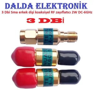 3 Dbi Sma Erkek Sma Dişi zayıflatıcı