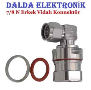 7/8 N Erkek 90 Derece Vidalı Konnektör