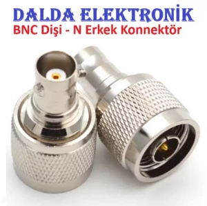 N Erkek Bnc Dişi Konnektör
