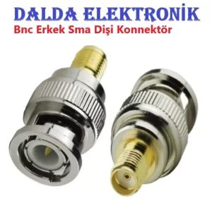 Bnc Erkek Sma Dişi Konnektör