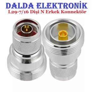L29 7/16 Dişi N Erkek Konnektör