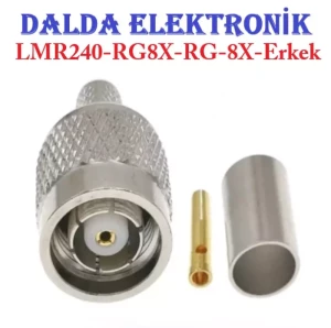 Lmr240 Tnc Erkek İğnesiz Sıkmalı Konnektör