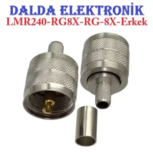 Lmr240 Uhf Erkek Sıkmalı Konnektör