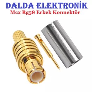 Mcx Rg58 Erkek Sıkmalı Konnektör