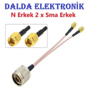 N Erkek Çift Sma Erkek Konnektör