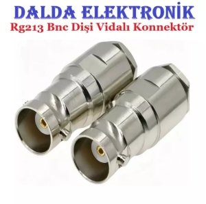 Rg213 Bnc Dişi Vidalı Konnektör