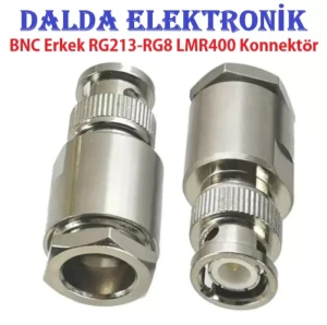 Rg213 Bnc Erkek Vidalı Konnektör