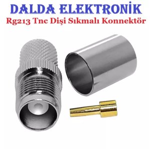 Rg213 Tnc Dişi Sıkmalı Konnektör