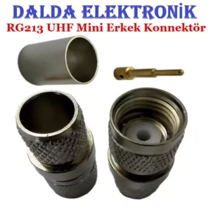Rg213 Uhf Erkek Mini Sıkmalı Konnektör