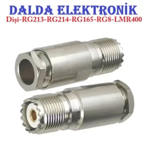 Rg213 Uhf Dişi Vidalı Konnektör