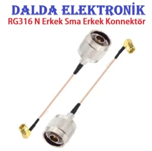 RG316 N Erkek Sma Erkek Konnektör