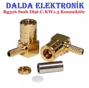 Rg316 Smb Dişi-C-KW1.5 Konnektör