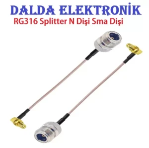 RG316 Splitter N Dişi Sma Dişi Konnektör