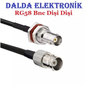 Rg58 Bnc Dişi Bnc Dişi Contalı Haberleşme Kablosu