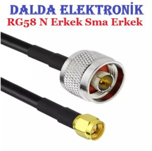 Rg58 N Erkek Sma Erkek Haberleşme Kablosu