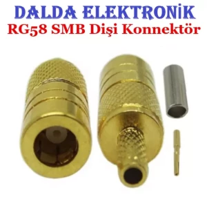 Rg58 Smb Dişi Sıkmalı Konnektör