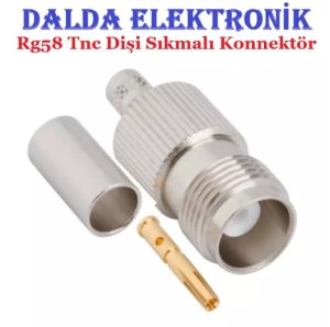 Rg58 Tnc Dişi Sıkmalı Konnektör