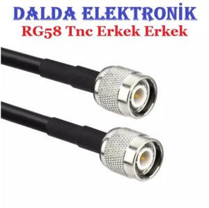 Rg58 Tnc Erkek Tnc Erkek Haberleşme Kablosu