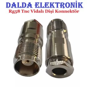 Rg58 Tnc Dişi Vidalı Konnektör