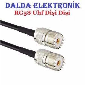 Rg58 Uhf Dişi Dişi Haberleşme Kablosu