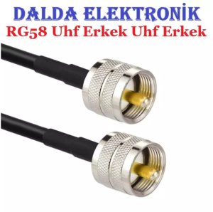 Rg58 Uhf Erkek Erkek Haberleşme Kablosu