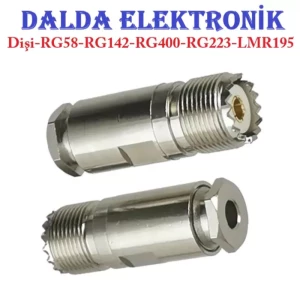 Rg58 Uhf Dişi Vidalı Konnektör
