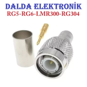 Rg6 Tnc Erkek Sıkmalı Konnektör