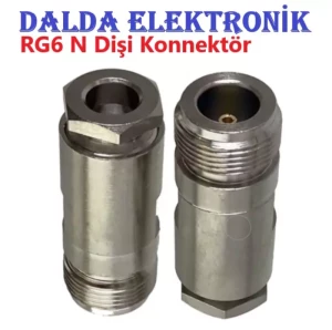 Rg6 N Dişi Vidalı Konnektör