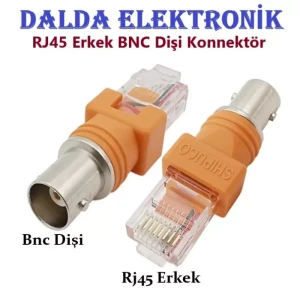 RJ45 Erkek Bnc Dişi Konnektör