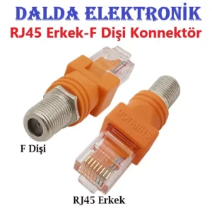 RJ45 Erkek F Dişi Konnektör