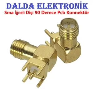 Sma Dişi 90 Derece Pcb Konnektör