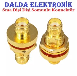Sma Dişi Dişi Somunlu Konnektör