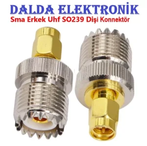 Uhf Dişi Sma Erkek Konnektör