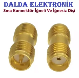 Sma İğneli Dişi İğnesiz Konnektör