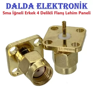 Sma Erkek 4 Delikli Lehim Paneli