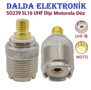 Uhf Dişi Sma Düz Motorola Konnektör