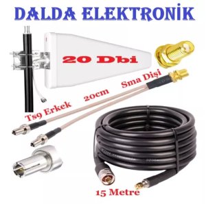SuperBox Modem Anten 15M Kablo