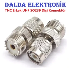Uhf Dişi Tnc Erkek Konnektör