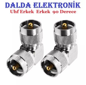 Uhf Erkek  Erkek  90 Derece Konnektör
