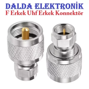 Uhf Erkek F Erkek Konnektör