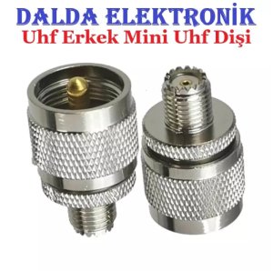 Uhf Erkek Mini Uhf Dişi Konnektör