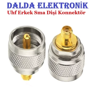 Uhf Erkek Sma Dişi Konnektör