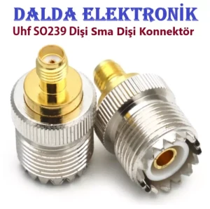 Uhf Dişi Sma Dişi Konnektör