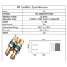 10 Dbi 2w DC-6GHz Sma Dişi Sma Erkek RF Zayıflatıcı