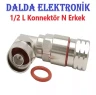 1/2 N Erkek 90 Derece Konnektör