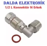 1/2 N Erkek 90 Derece Konnektör