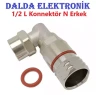 1/2 N Erkek 90 Derece Konnektör