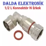 1/2 N Erkek 90 Derece Konnektör